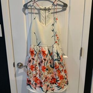 Floral tank dress